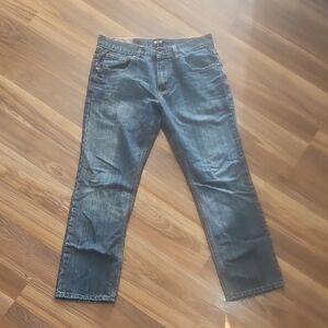 Classic Blue Straight-Leg Men's Jeans